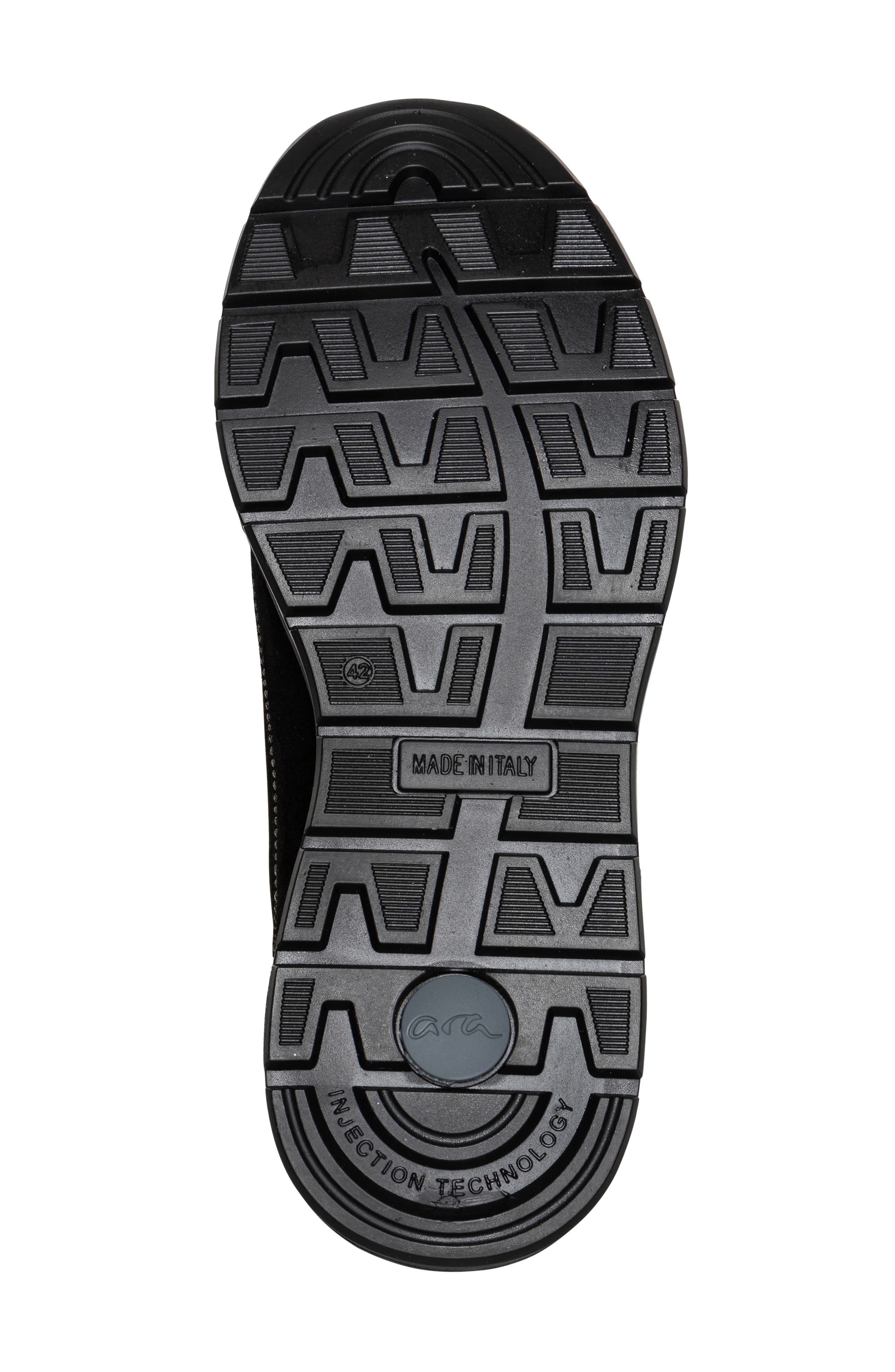 ara Petro Waterproof Sneaker, Alternate, color, Black