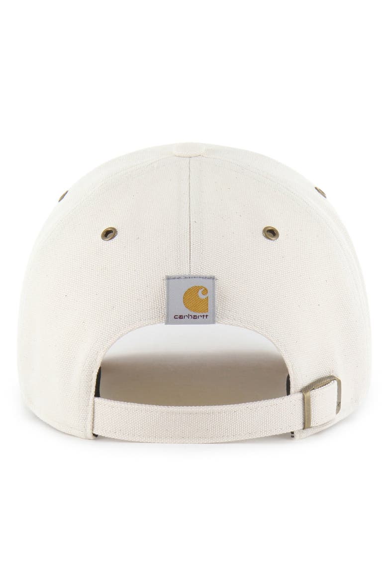 Men's Carhartt x '47 Natural Philadelphia Eagles Undyed Clean Up Adjustable Hat, Alternate, color, Natural