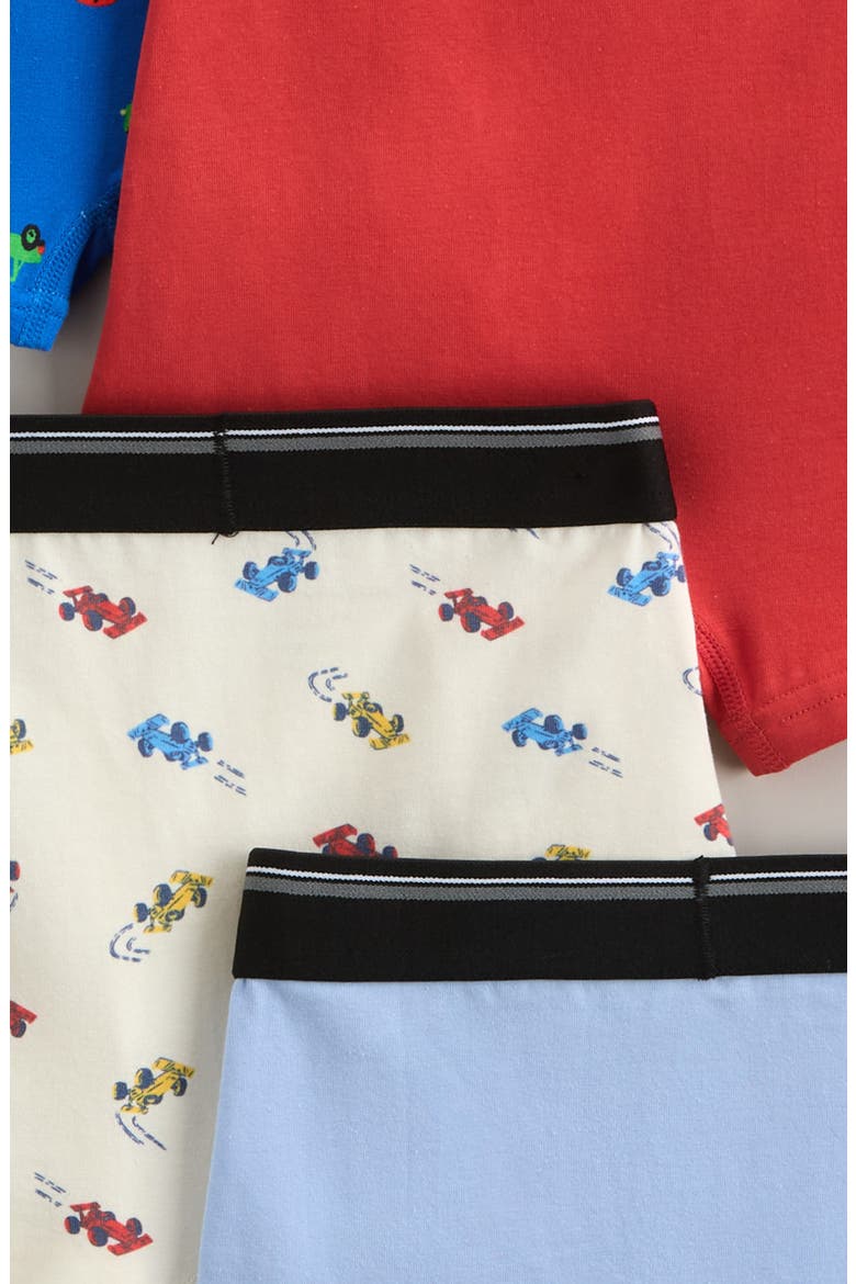 Kids' Assorted 5-Pack Stretch Cotton Boxer Briefs, Alternate, color, BLUE CAR VARIETY PACK