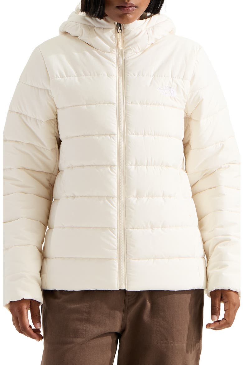 Aconcagua Water Repellent Hood Jacket, Main, color, WHITE DUNE