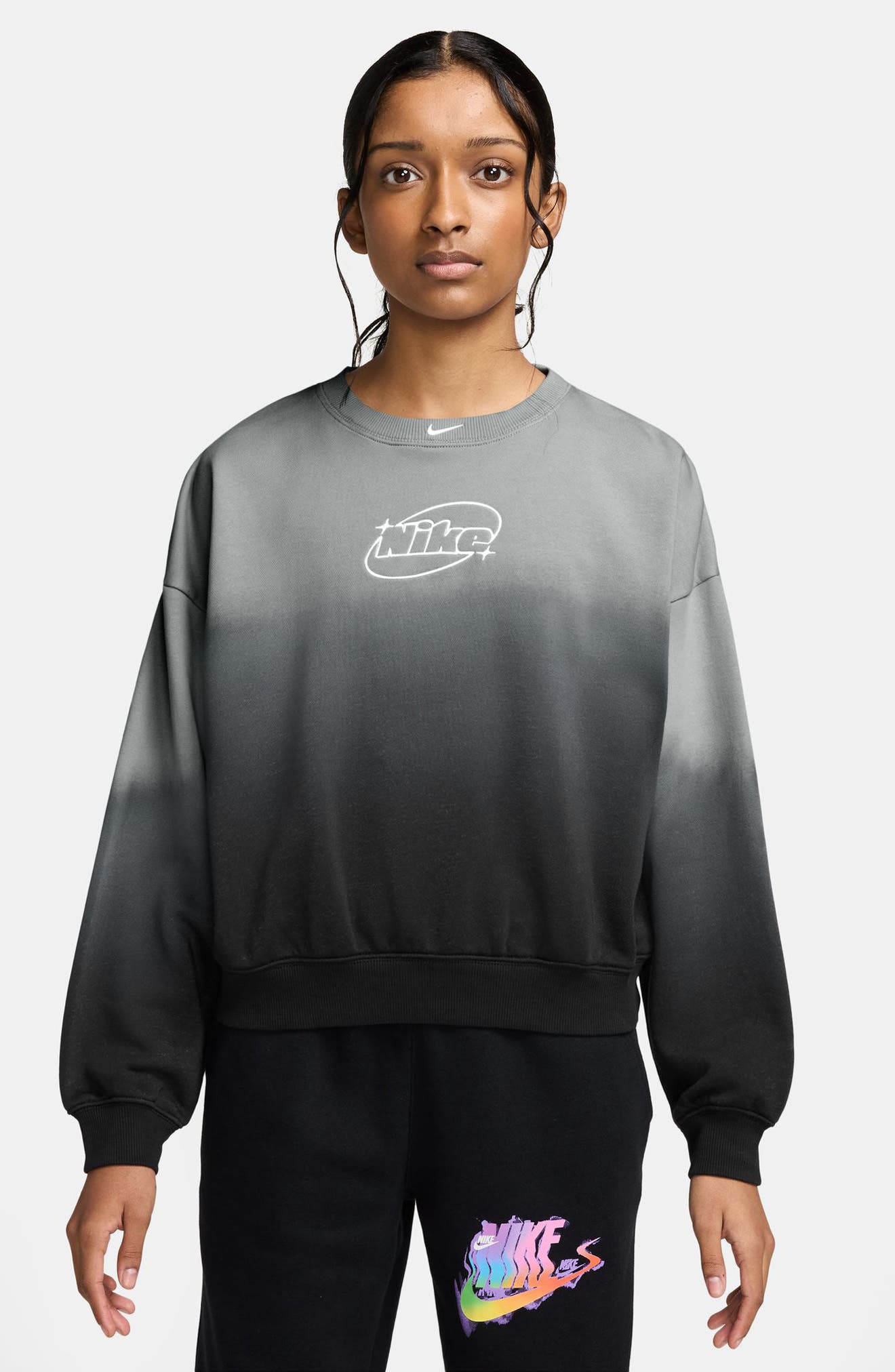 selected 077 LT SMOKE GREY/BLACK/WHITE