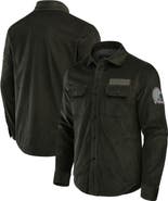 Darius Rucker Collection by Fanatics Men's Darius Rucker Collection by Fanatics Olive Ohio State Buckeyes Corduroy Full-Button Shacket