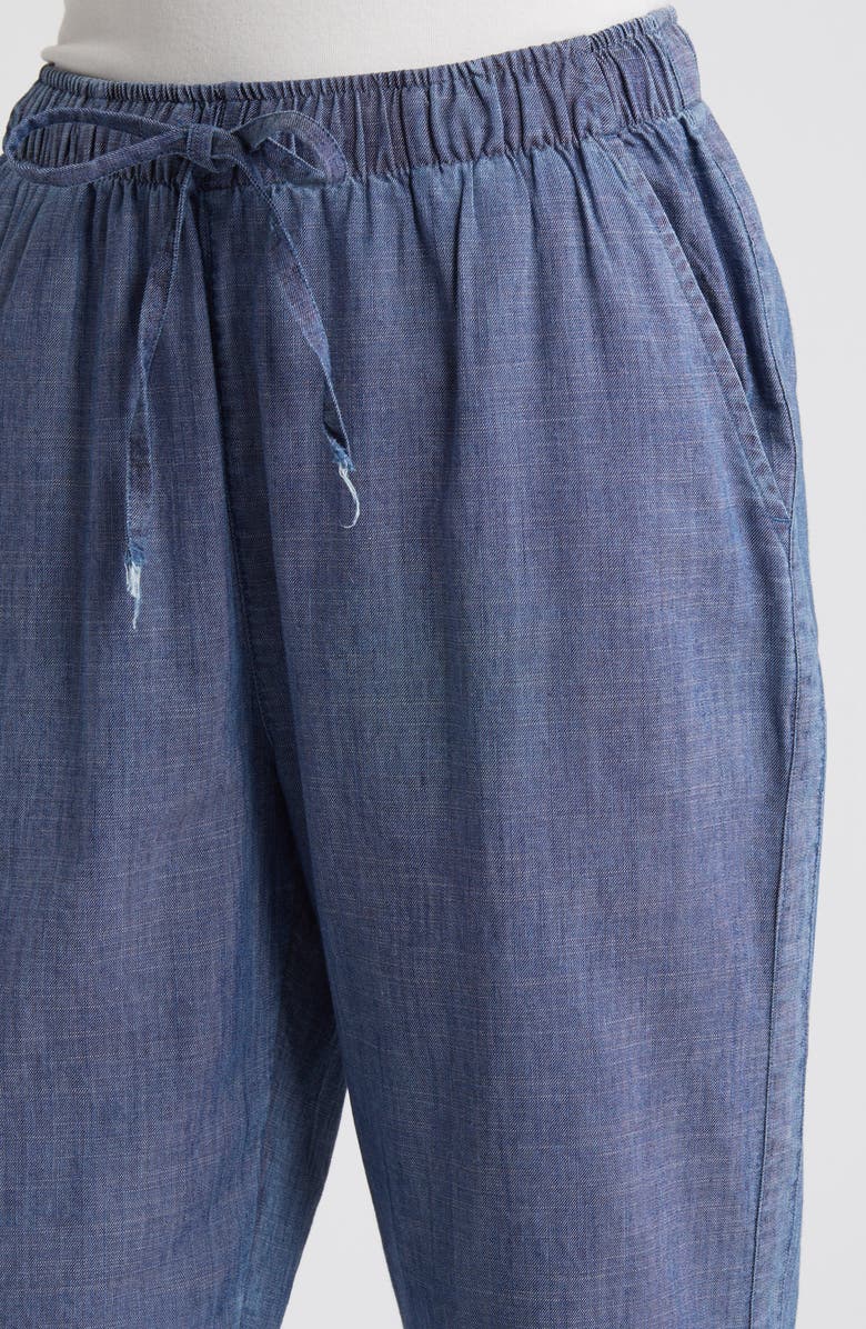 Caslon<sup>®</sup> Drawstring Chambray Pants, Alternate, color,