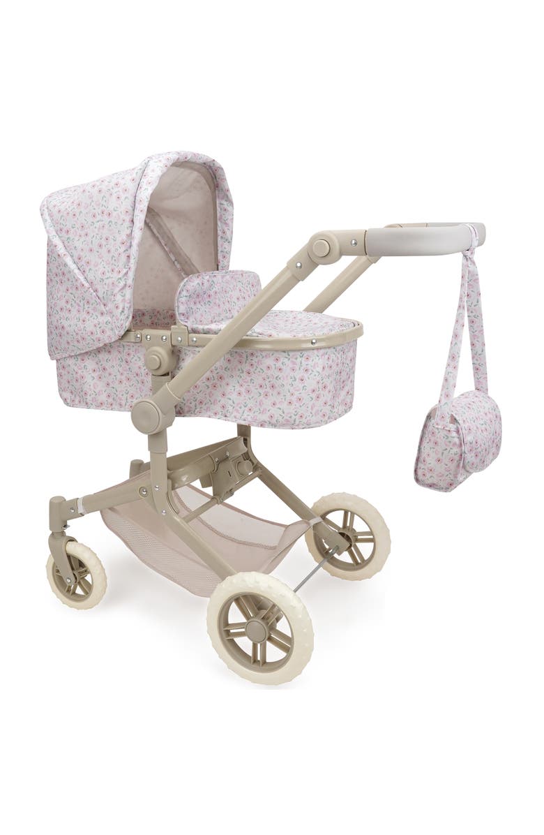 509 Crew Little Flora City Park 2 in 1 Doll Pram, Main, color, Beige
