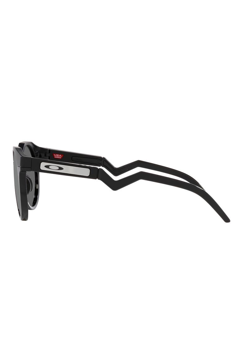 HSTN 52mm Prizm™ Round Sunglasses, Alternate, color, MATTE BLACK