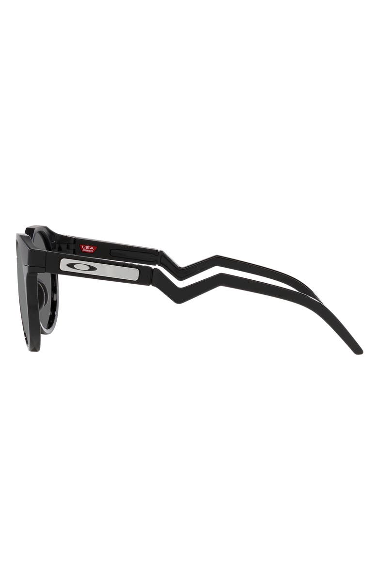 Oakley HSTN 52mm Prizm<sup>™</sup> Round Sunglasses, Alternate, color, Matte Black