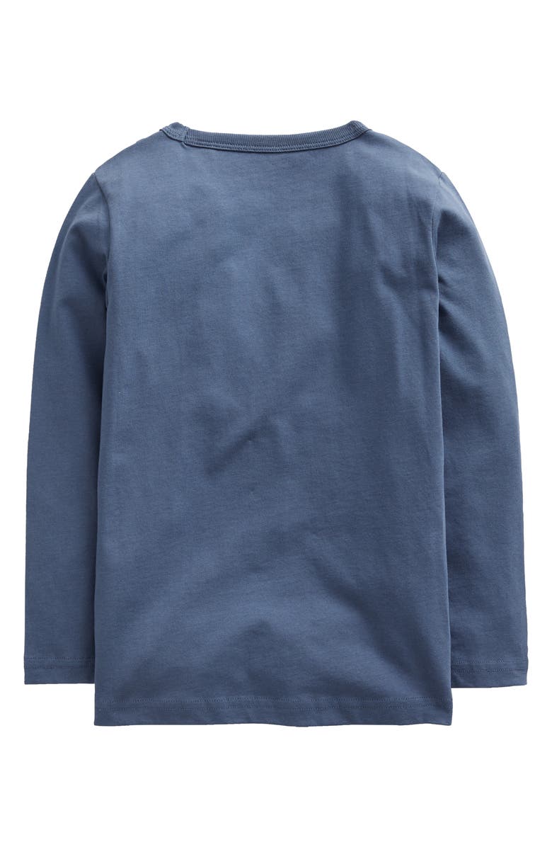 Mini Boden Kids' Glow in the Dark Cat Cotton T-Shirt, Alternate, color, 