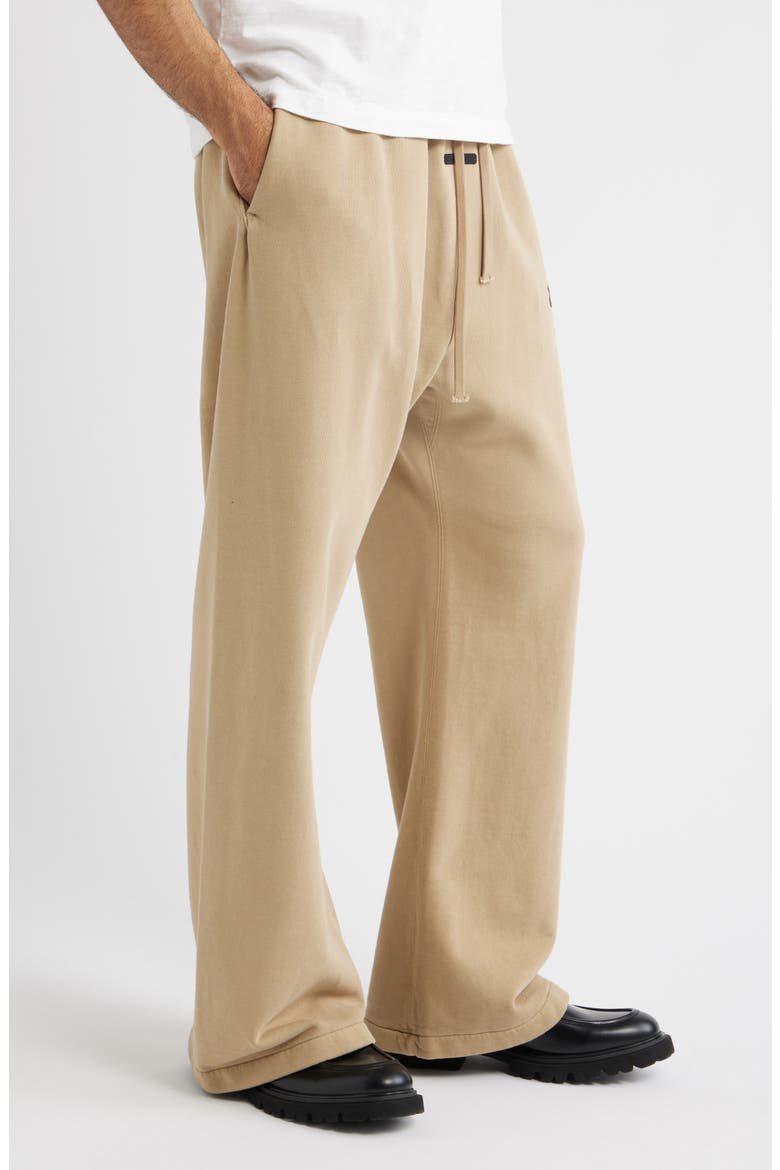 Classic Fit Training Logo Flare Leg Sweatpants, Alternate, color, FADED DUNE
