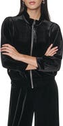 DKNY Stretch Velvet Jacket