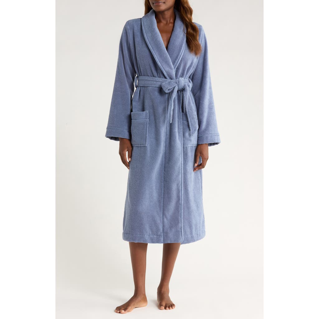 Nordstrom Hydro Cotton Terry Robe In Blue