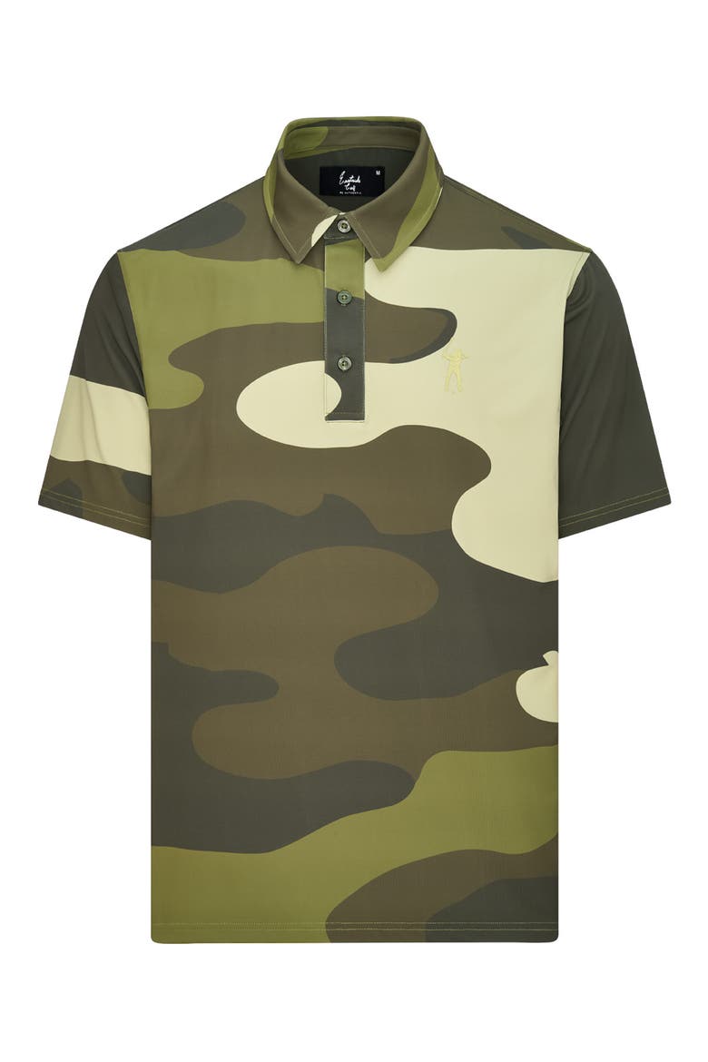 Snap Placket Performance Golf Polo, Main, color, SURPLUS GREEN
