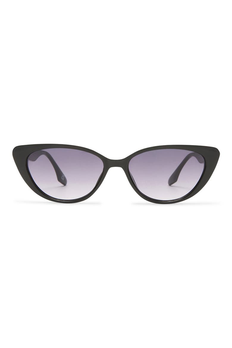 Amalthea 55mm Cat Eye Sunglasses, Main, color, BLACK/WARM SMOKE GRAD