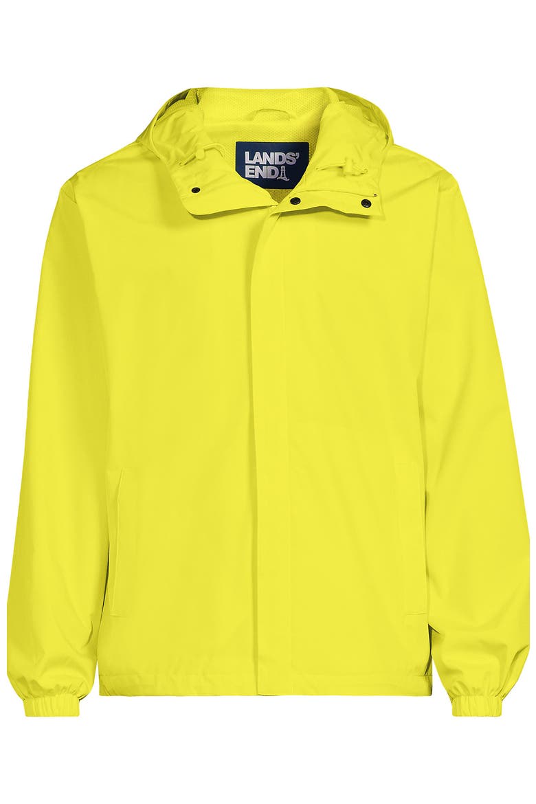 Squall Waterproof Packable Rain Jacket, Alternate, color, Limelight