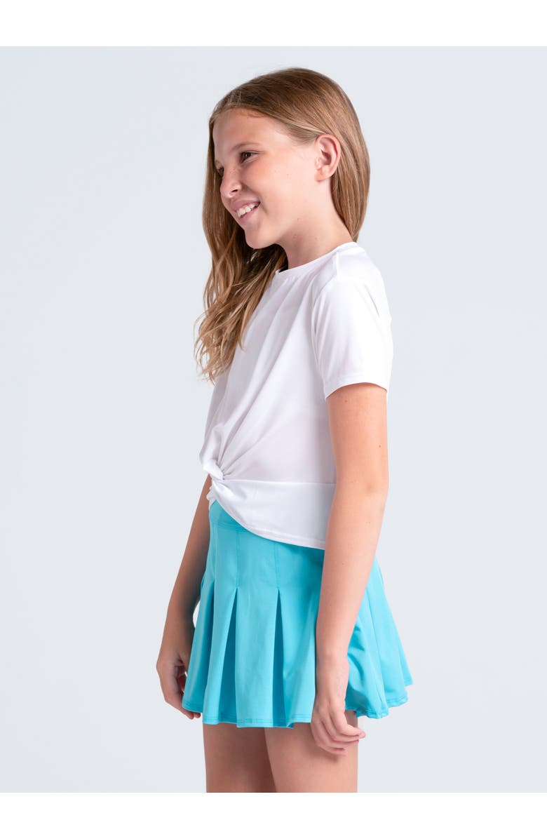 Lucky in Love Girls Peek-a-Bow Short Sleeve, Alternate, color, White