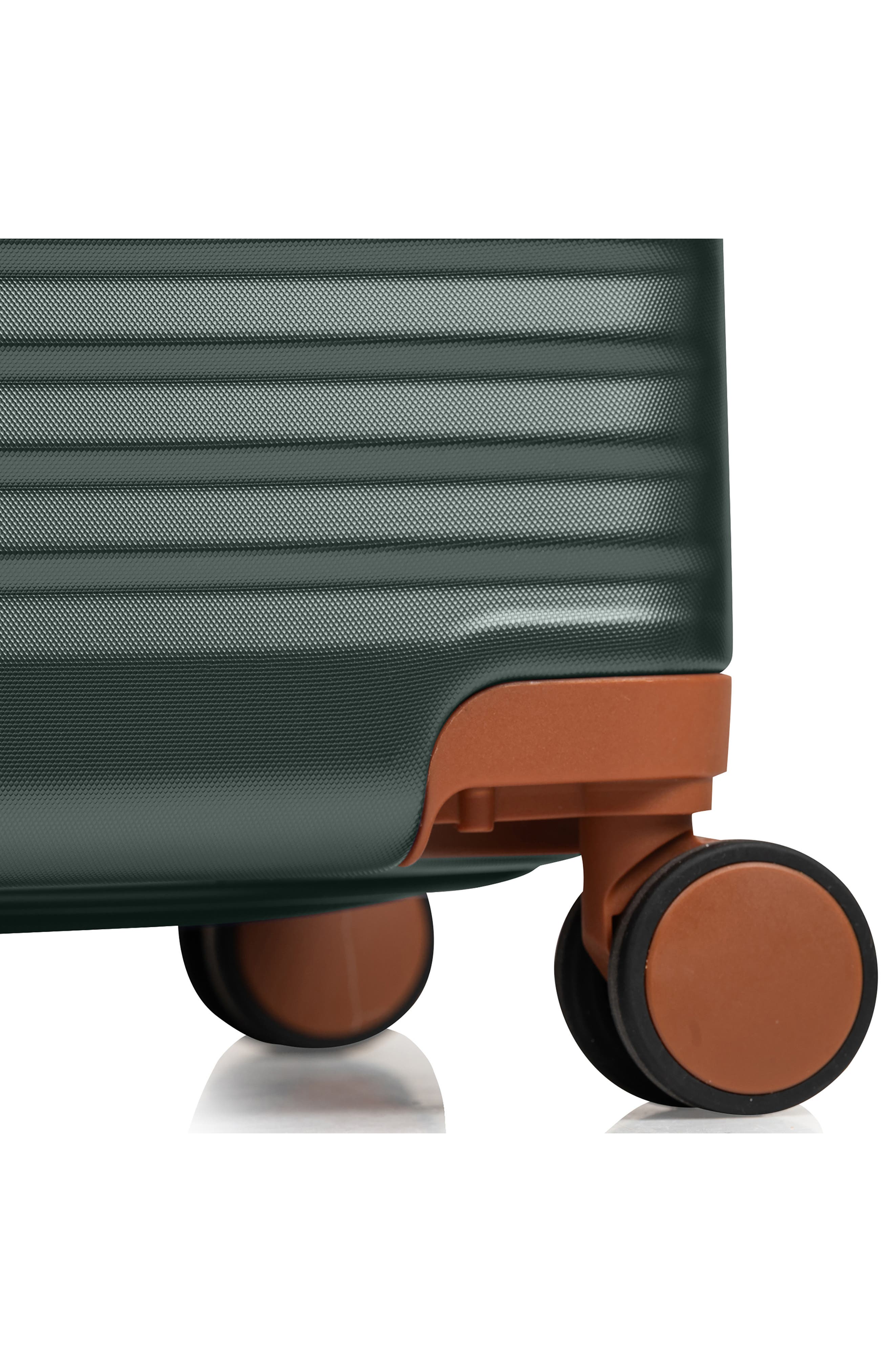 CHAMPS Vintage II 3-Piece Wheeled Luggage Set, Alternate, color, Green