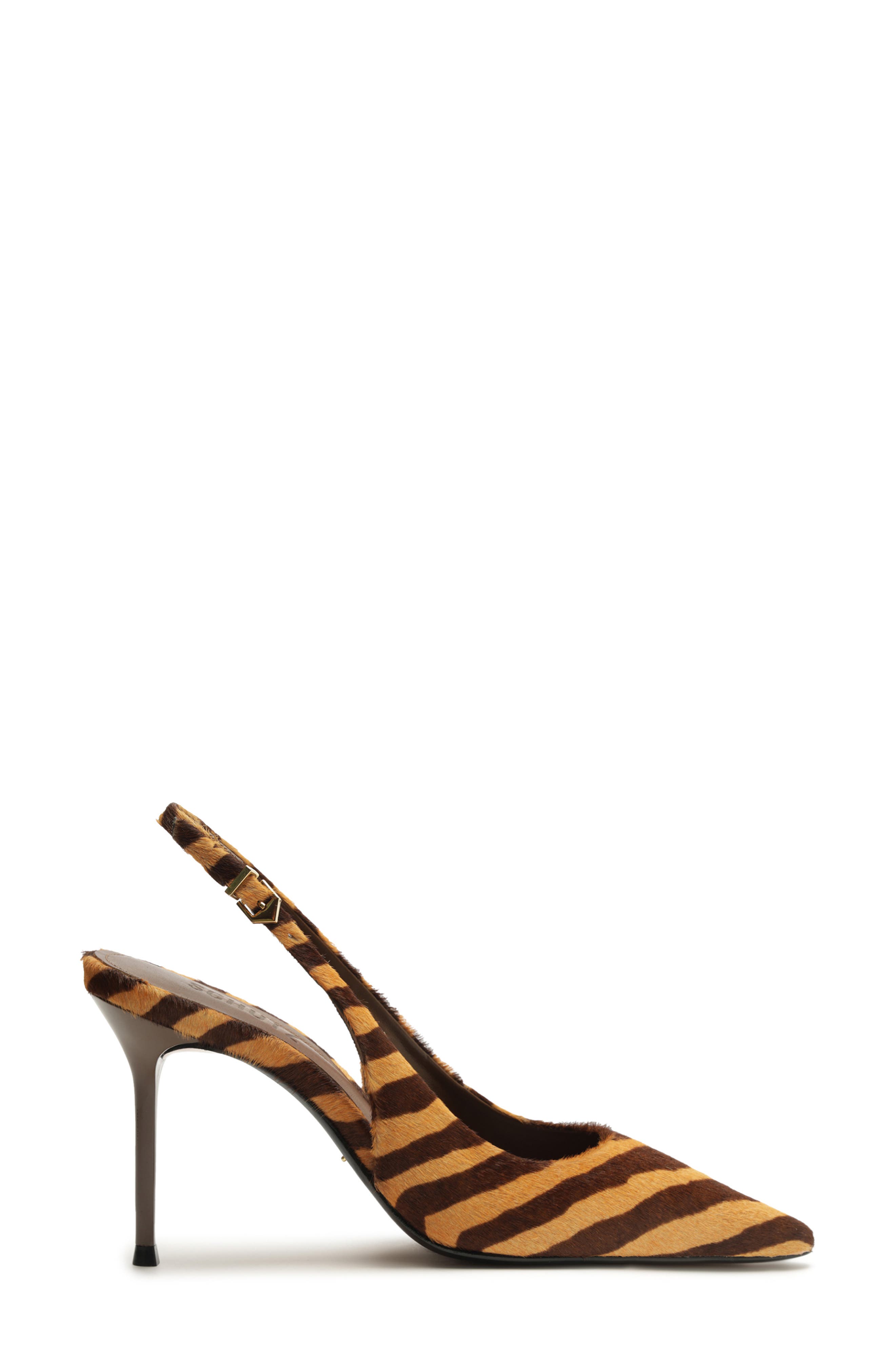 Schutz Paola Slingback Pump, Alternate, color, Natural Calf Hair