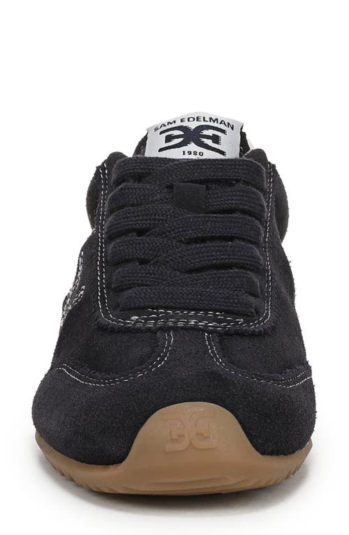 Sam Edelman Isella Sneaker Midnight Blue Suede In Multi