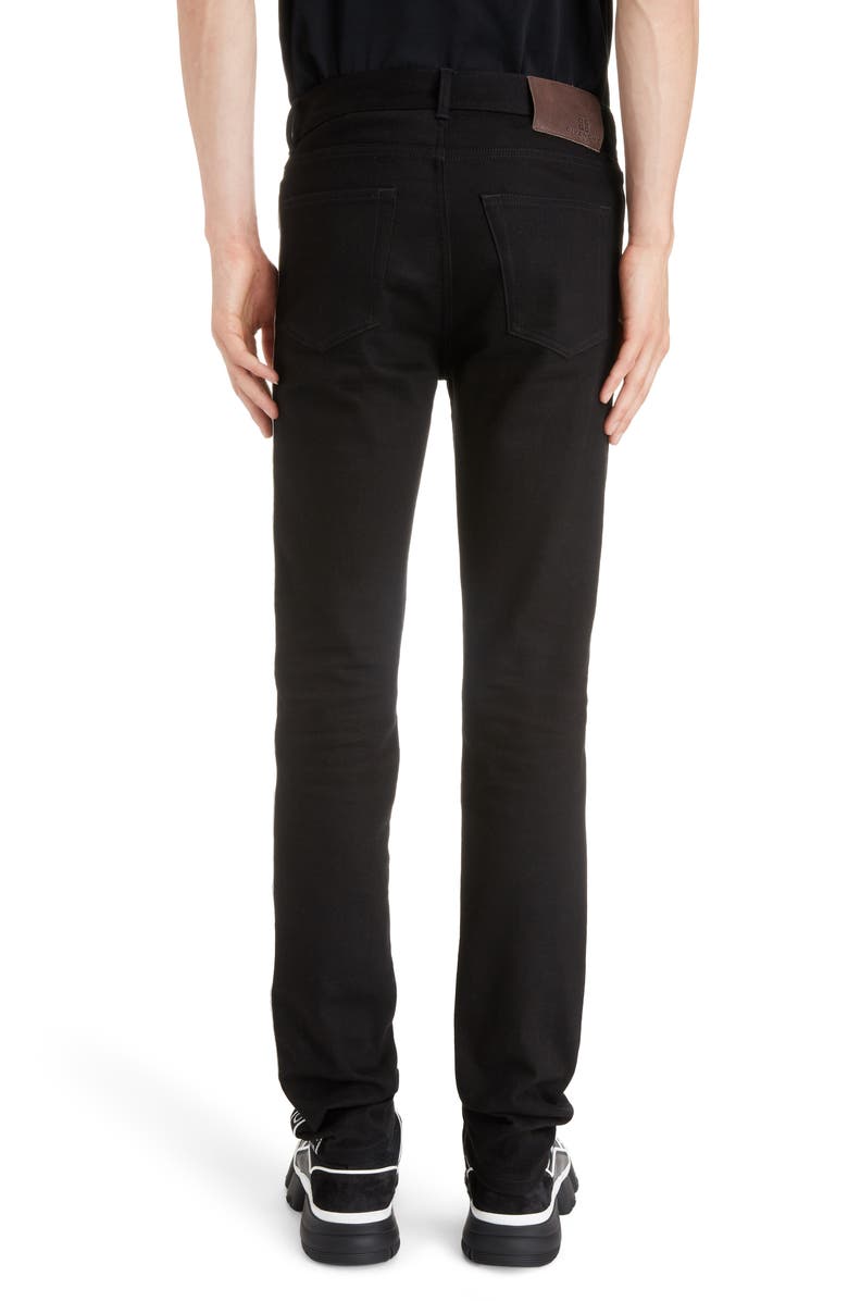 Givenchy Side Stripe Skinny Fit Jeans, Alternate, color,