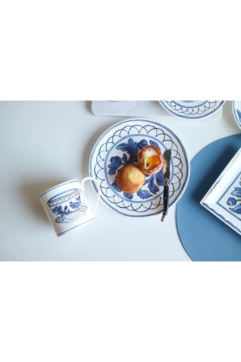 Heritage Blue Bird Salad Plate, Alternate, color, Multi