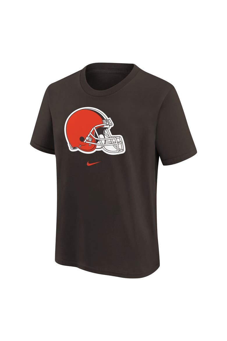Youth Nike Brown Cleveland Browns Logo T-Shirt, Alternate, color, Brown