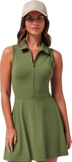 Move Half-Zip Sleeveless Dress