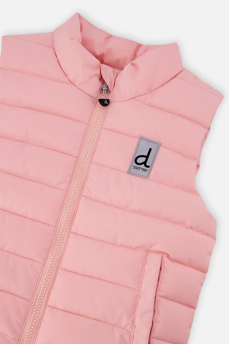 Sleeveless Quilted Full-Zip Mid-Season Vest, Alternate, color, Light Pink