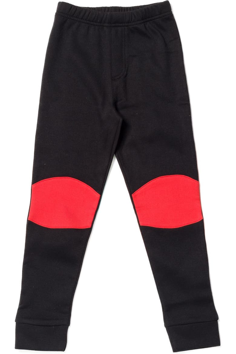 Elmo Fleece Quarter-Zip Sweatshirt and Pants Set, Alternate, color, Elmo Red Black
