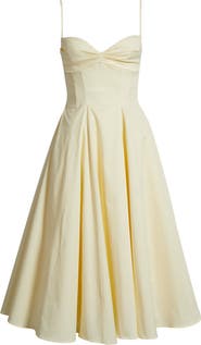 HOUSE OF CB Dahlia Stretch Pima Cotton Cocktail Dress