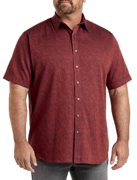 Tonal Floral Sport Shirt