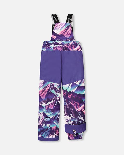 Deux Par Deux Two-piece Play Snowsuit Mountain In Multi