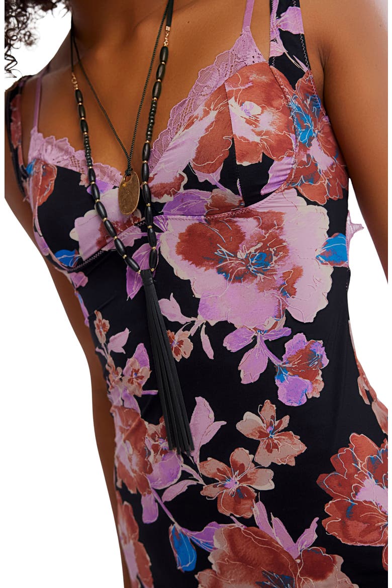 Intimately FP Party Crasher Midi Slip, Alternate, color, BLACK COMBO