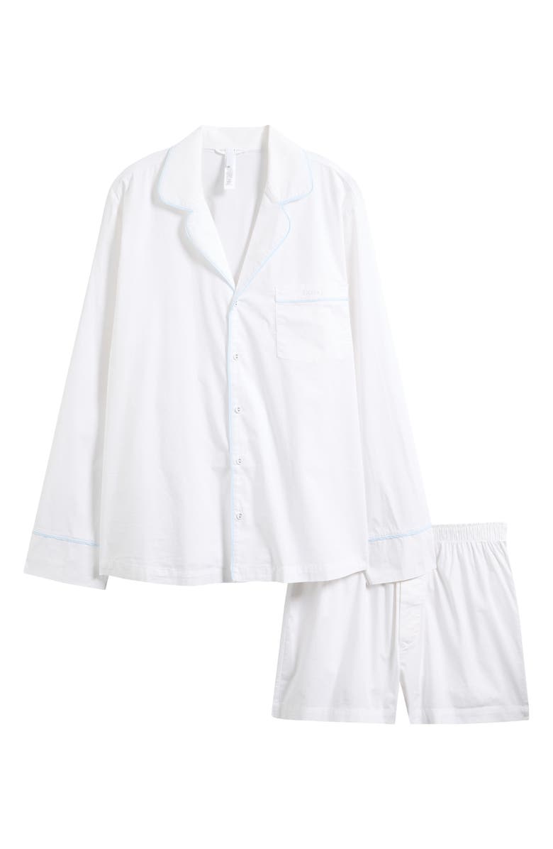 SKIMS Cotton Poplin Boxer Sleep Set, Main, color, 