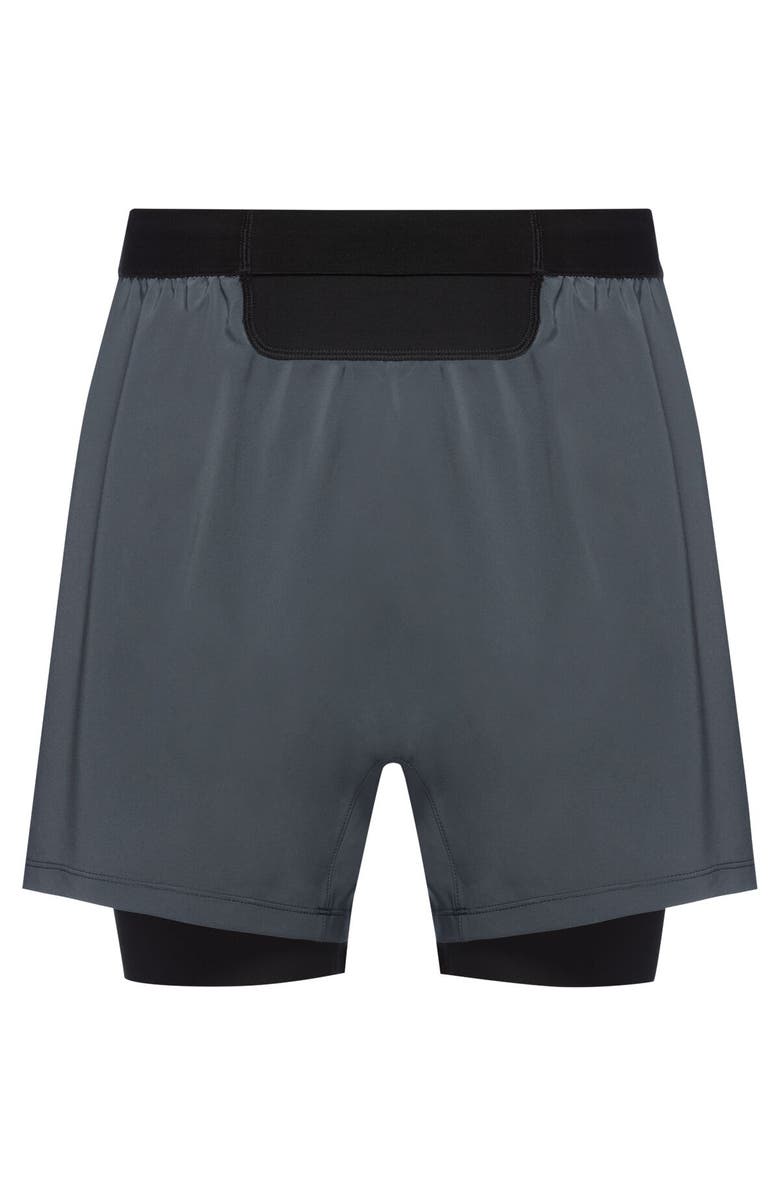 GOREWEAR Concurve 5In 2In1 Short - Men's, Alternate, color, Lab Graphite/Black