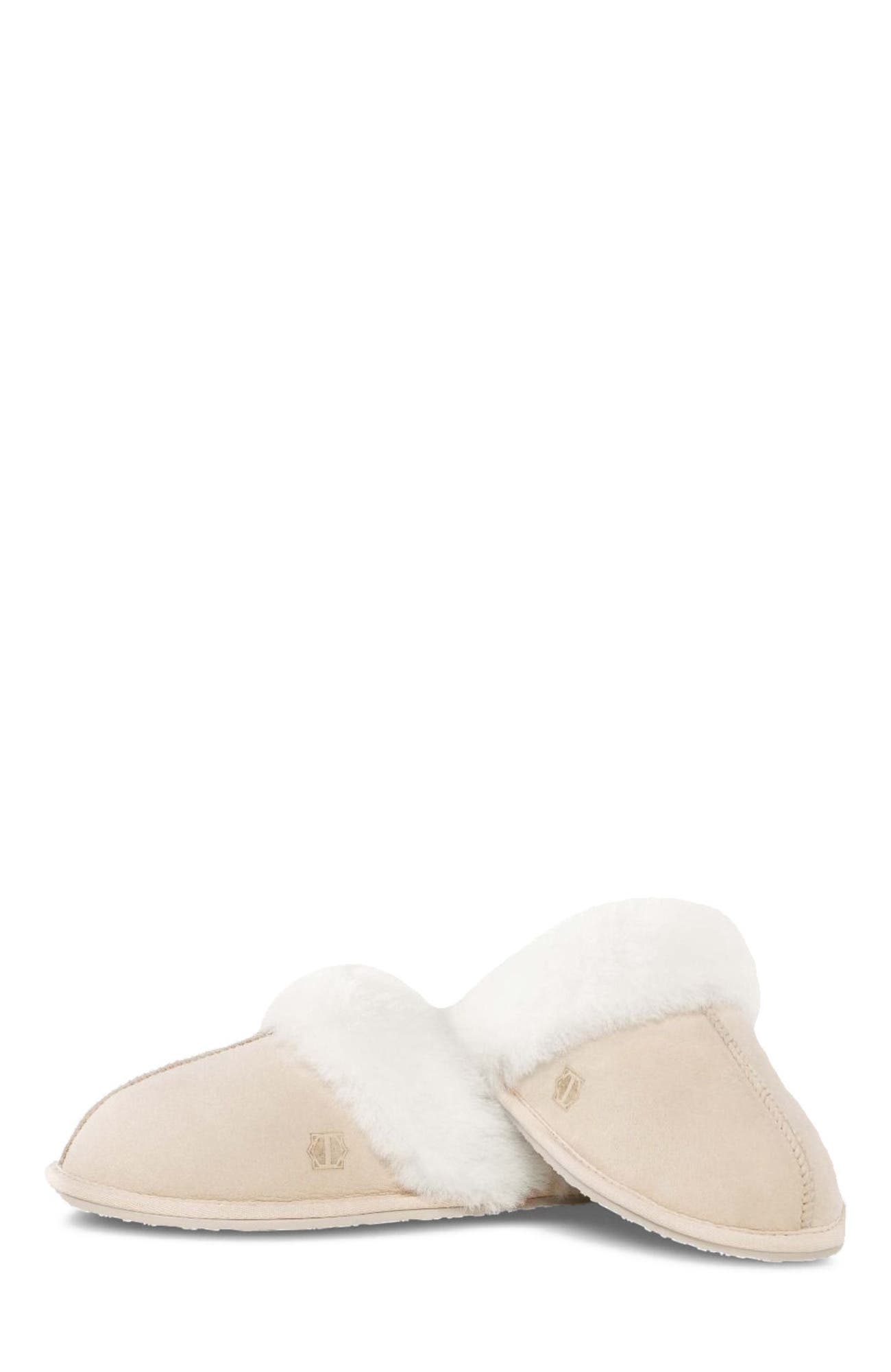Amanda Womens sheepskin slippers, Alternate, color, Ecru