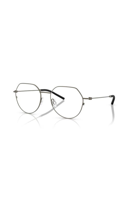 Moncler 52mm Irregular Optical Glasses In Gray
