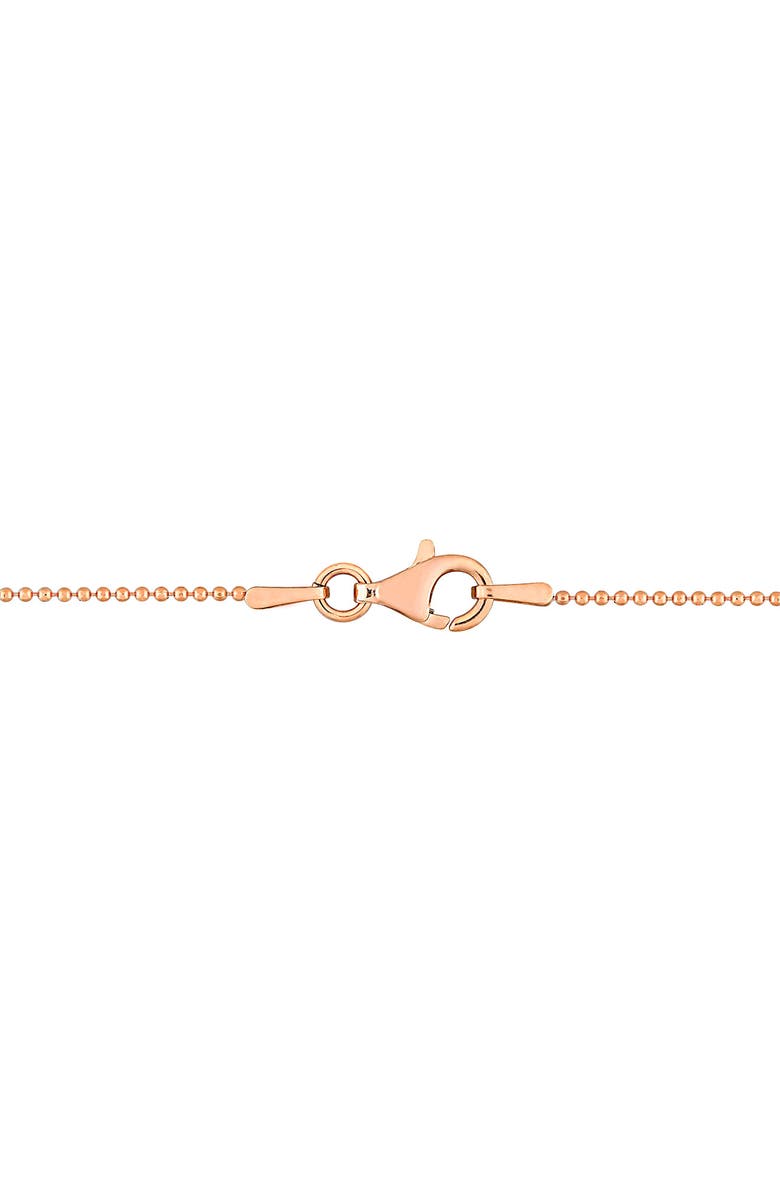 DELMAR 1mm Ball Chain Necklace & Anklet Set, Alternate, color, 