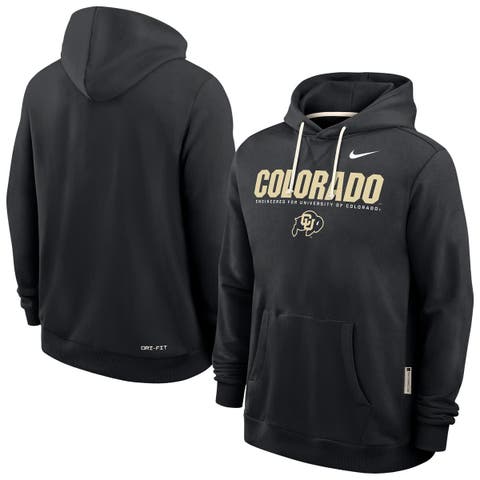 Men's Nike Black Colorado Buffaloes 2025 Sideline Standard Issue Dri-FIT Hoodie