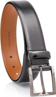 MADE IN ITALY Solid Leather Belt