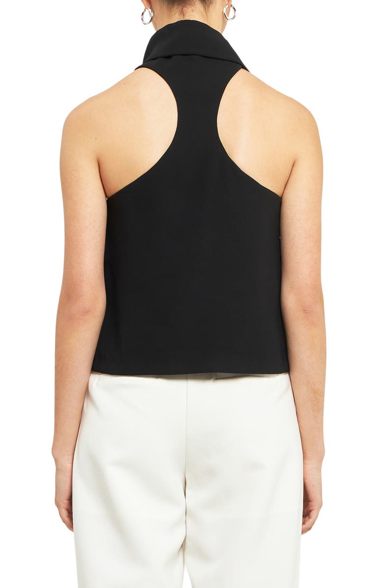 Grey Lab Choker Tie Top, Alternate, color, 