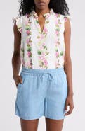 Tommy Bahama Orchid Dreams Cotton & Silk Top