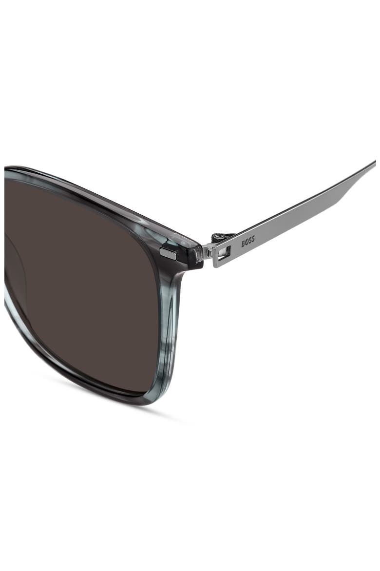 1694/S 54mm Rectangle Sunglasses, Alternate, color, STRIPED GREY RUTHENIUM