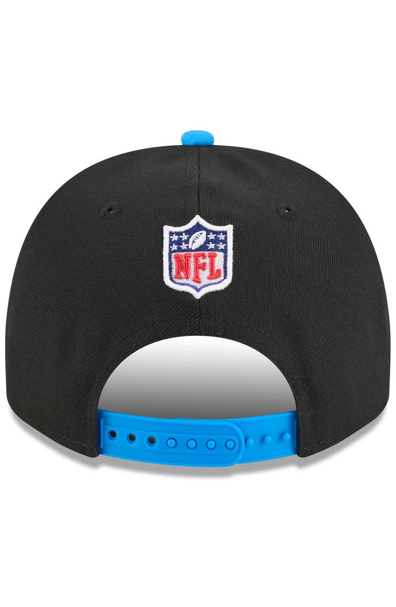 New Era Men's New Era Black/Blue Detroit Lions 2025 NFL Draft A-Frame 9FIFTY Snapback Hat, Alternate, color,