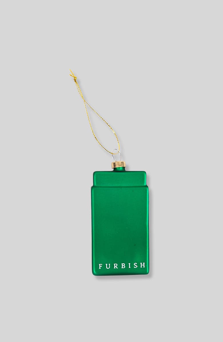 Furbish Matchbook Ornament - Sonoma, Alternate, color, Green