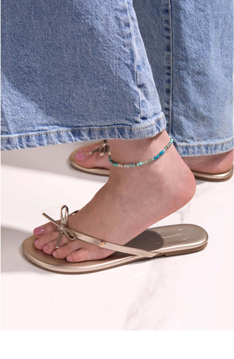 Alex and Ani Turquoise Ombre Semi-Precious Beaded Anklet, Alternate, color, Turquoise