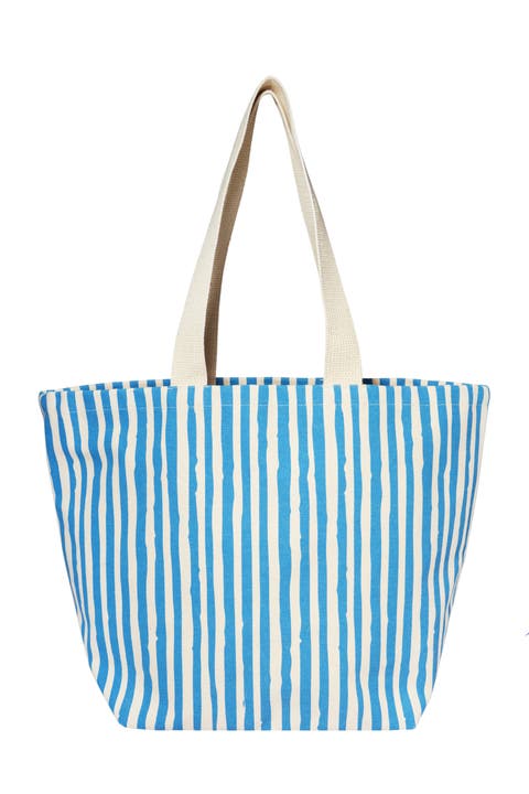 Stripes Wide Tote Bag