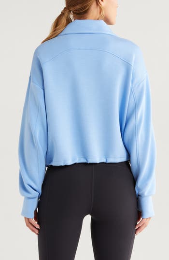 Soft Modal Blend Half Zip Pullover