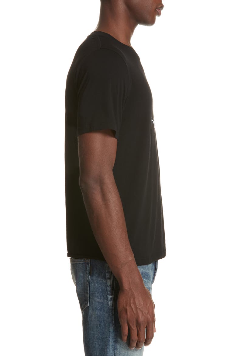 Bird Graphic T-Shirt, Alternate, color, BLACK