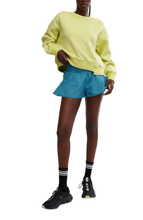 Free People Fp Movement Intercept Cotton Blend Sweatshirt In Yellow