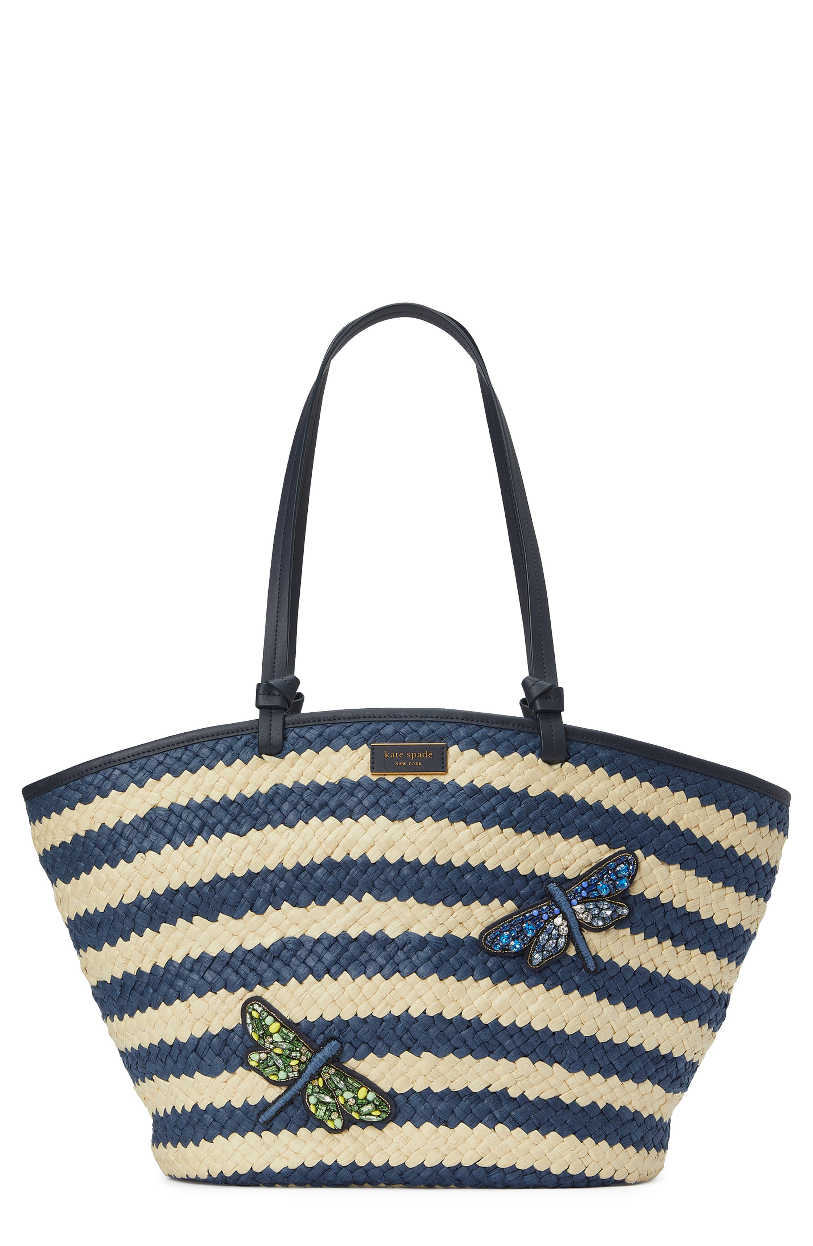 Kate Spade New York dragonfly straw tote (Women) | Nordstrom