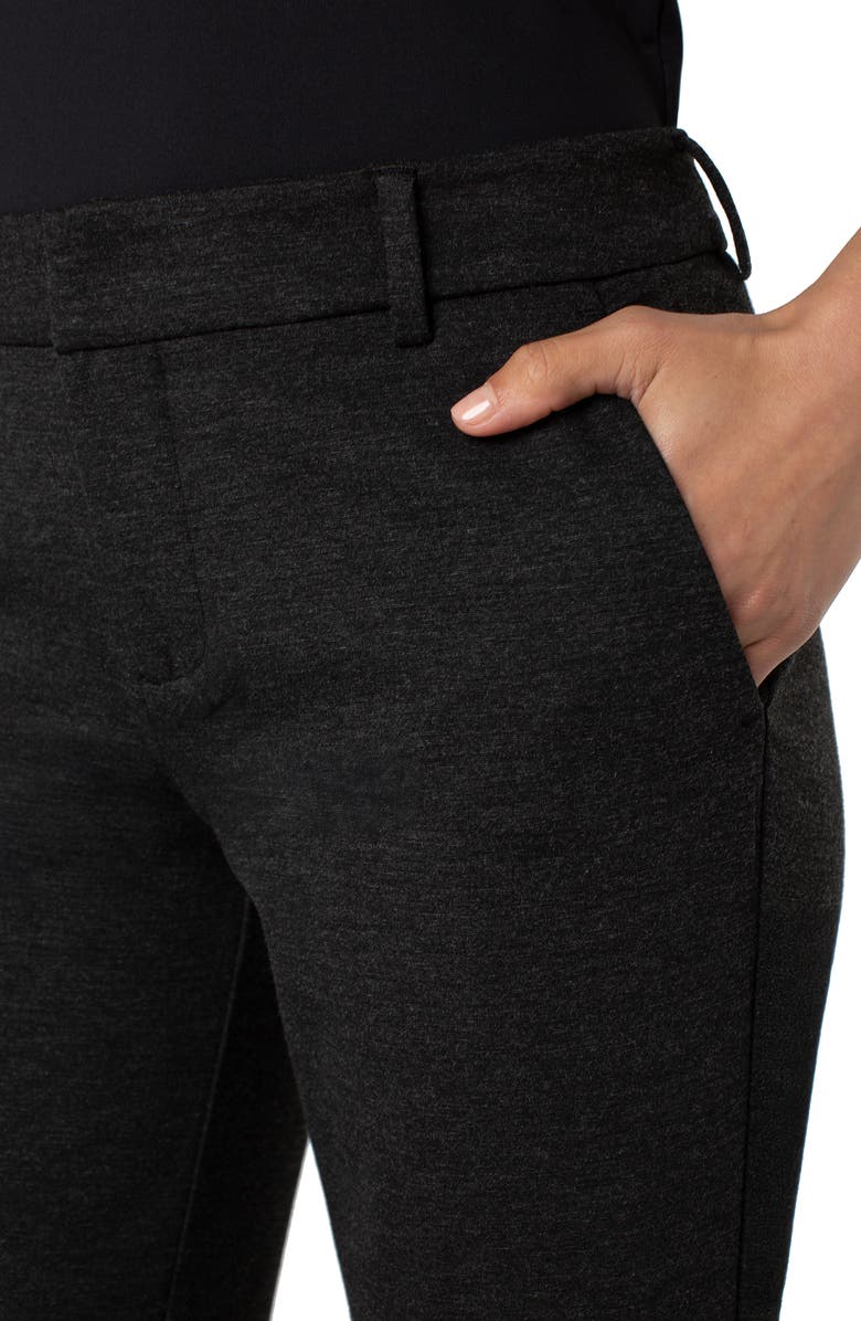 Liverpool Los Angeles Kelsey Knit Trousers, Alternate, color, Heathered Charcoal